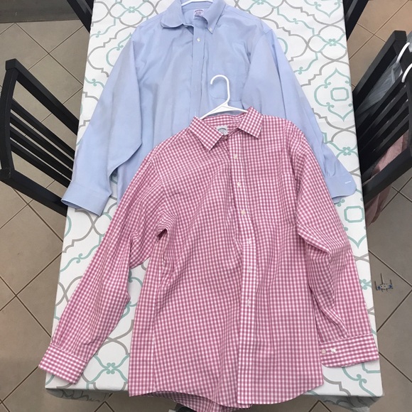 💙👔BROOKS BROTHERS!👔💙4 LONG SLEEVE DRESS SHIRTS - Picture 4 of 8